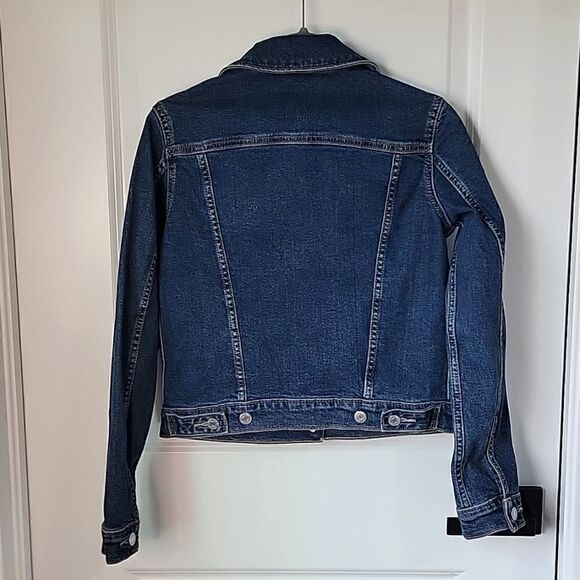 Levi's Strauss Signature Gold NWOT Distressed Trucker Denim Jean Jacket-Small - Picture 3 of 16